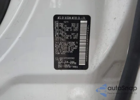 2012 Nissan Quest S from USA, damaged, VIN JN8AE2KP0C9032902